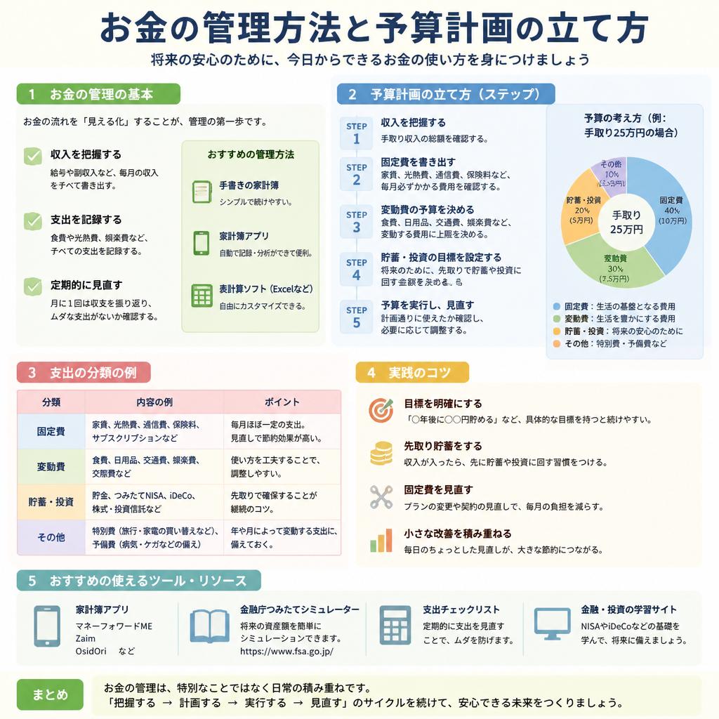 2. お金の管理：実践的スキルを身につけよう